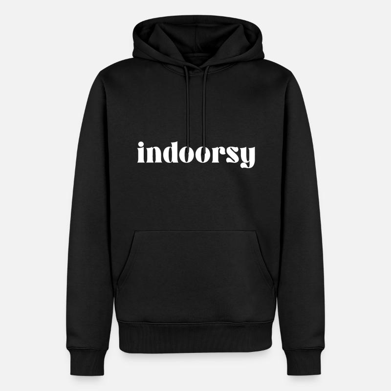 À l’intérieur - Sweat à capuche Premium bio Homme - noir