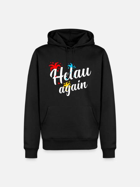 Helau, Fasching, Carnival, Fasnacht, Fasnet - Men’s Premium Organic Hoodie - black