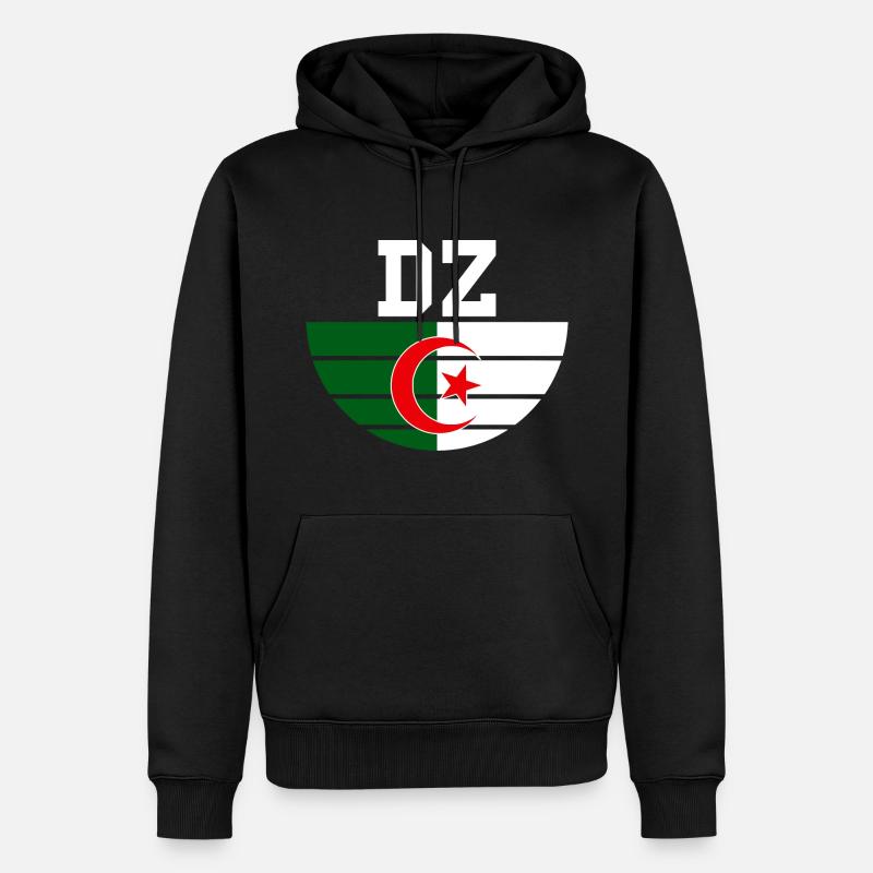Dz Algérie Dzaïr - Sweat à capuche Premium bio Homme - noir