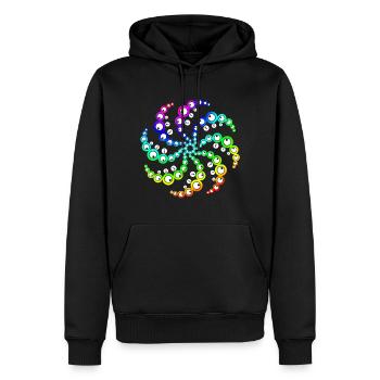 kornkreis bund - Männer Premium Bio Hoodie - Schwarz - Vorne - Nico (187cm)