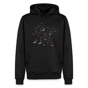 Paragliding Competition Gleitschirm Wettbewerb CP - Männer Premium Bio Hoodie - Schwarz - Vorne - Nico (187cm)