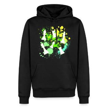 Chess pieces - Men’s Premium Organic Hoodie - black - Front - Nico (187cm)
