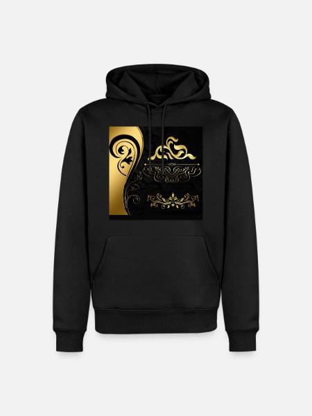 Ornaments - Men’s Premium Organic Hoodie - black