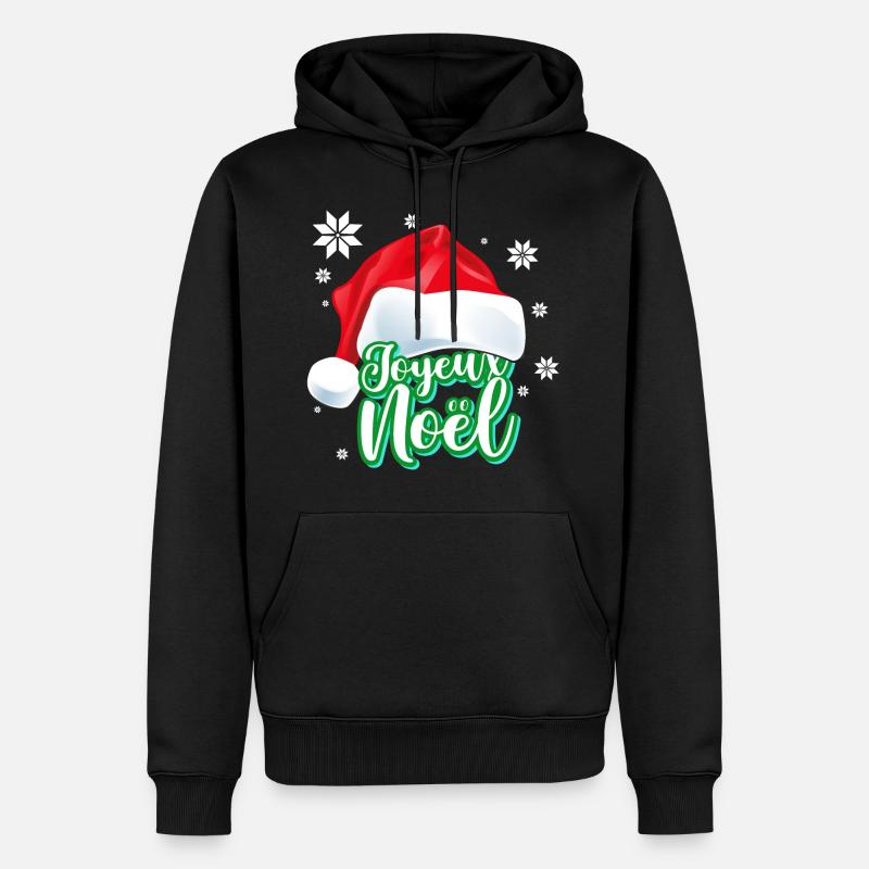 Joyeux noël - Sweat à capuche Premium bio Homme - noir