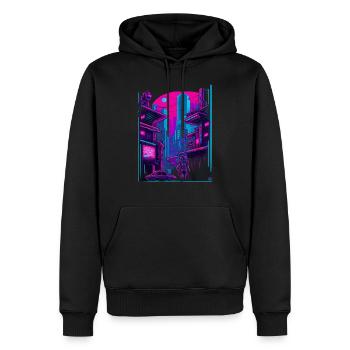 Arabian Cybernights L’Android perdu - Sweat à capuche Premium bio Homme - noir - Devant - Nico (187cm)