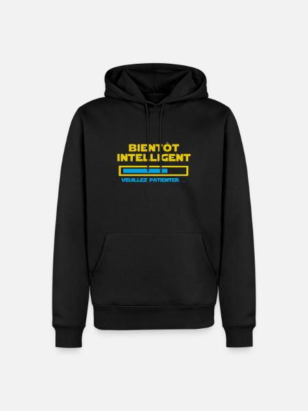 Soon smart, please wait... - Men’s Premium Organic Hoodie - black