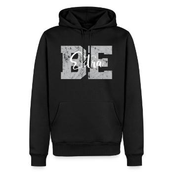 Be Extra Retro - Men’s Premium Organic Hoodie - black - Front - Nico (187cm)