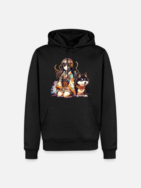 Yuka and Yuma - Men’s Premium Organic Hoodie - black