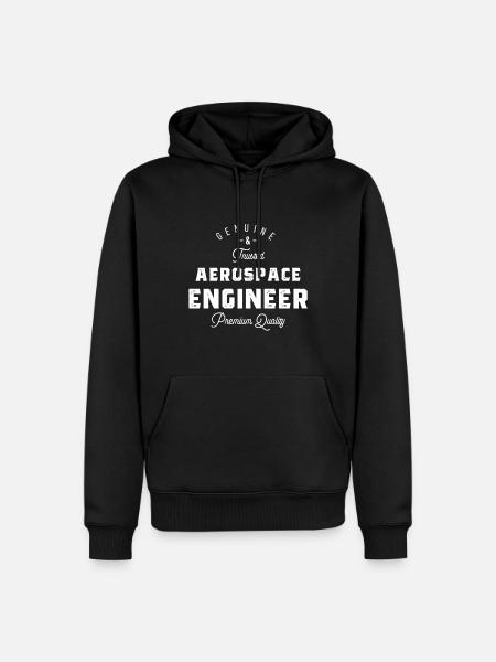 Ingénieur aérospatial - Sweat à capuche Premium bio Homme - noir