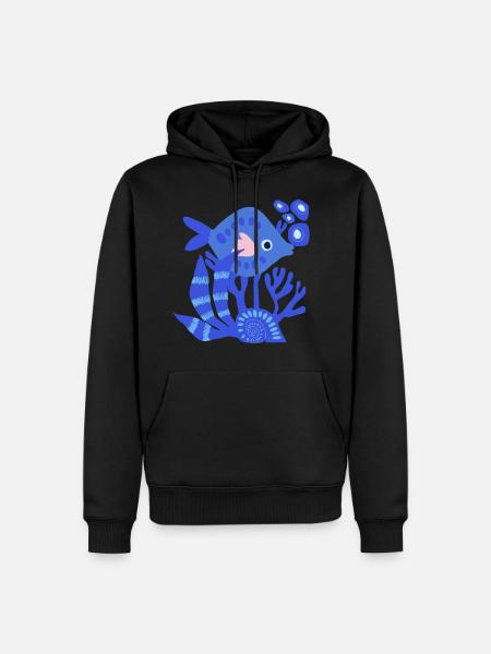 Underwater - Men’s Premium Organic Hoodie - black