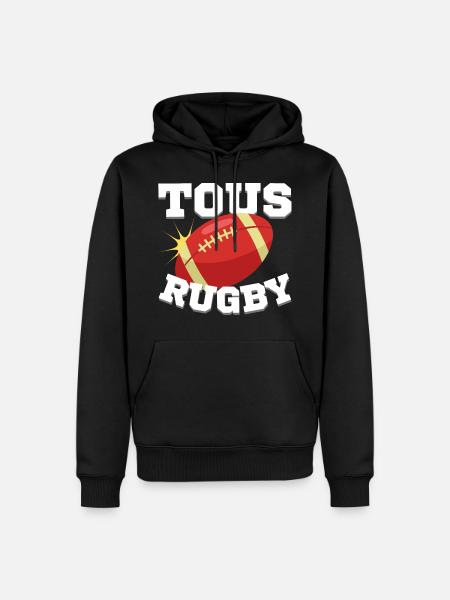 All national rugby - Men’s Premium Organic Hoodie - black