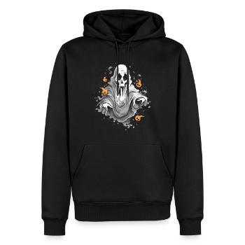 Halloween Ghost Sweet Sour Déguisement - Sweat à capuche Premium bio Homme - noir - Devant - Nico (187cm)