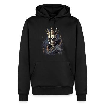 Halloween Skeleton King Sweet Sour Déguisement - Sweat à capuche Premium bio Homme - noir - Devant - Nico (187cm)