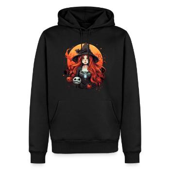 Halloween Hentai - Männer Premium Bio Hoodie - Schwarz - Vorne - Nico (187cm)