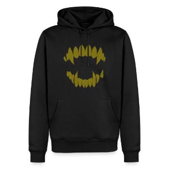 Spooky Vampire Halloween Party - Men’s Premium Organic Hoodie - black - Front - Nico (187cm)
