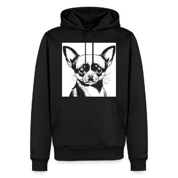 Ferret Wearing Sunglasses Cool Ferrets - Men’s Premium Organic Hoodie - black - Front - Nico (187cm)