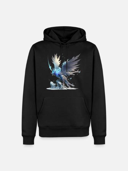 Eisphönix - Männer Premium Bio Hoodie - Schwarz