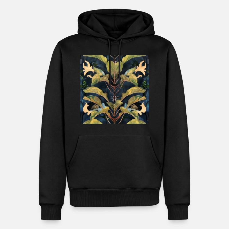 Garten der Vulva - Männer Premium Bio Hoodie - Schwarz