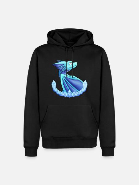 Frost Dragon - Men’s Premium Organic Hoodie - black