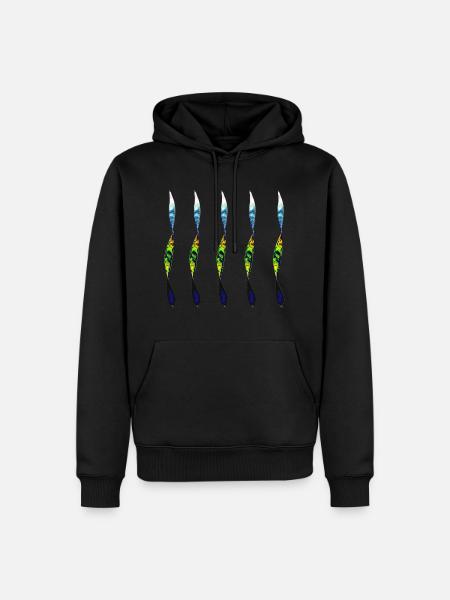 twisted pair - Men’s Premium Organic Hoodie - black