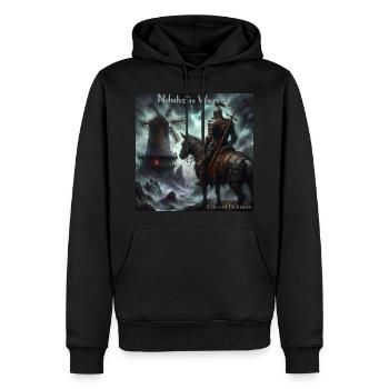 NW - Cries of Delusion - Men’s Premium Organic Hoodie - black - Front - Nico (187cm)