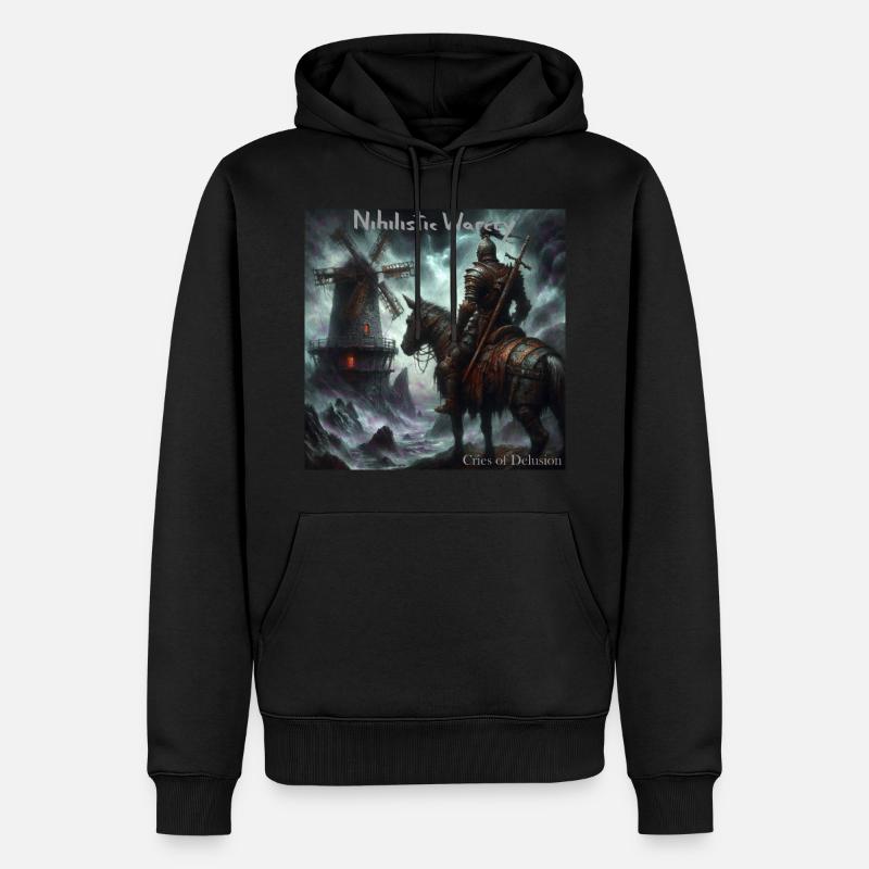 NW - Cris d’illusion - Sweat à capuche Premium bio Homme - noir