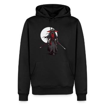 Samurai untot - Männer Premium Bio Hoodie - Schwarz - Vorne - Nico (187cm)