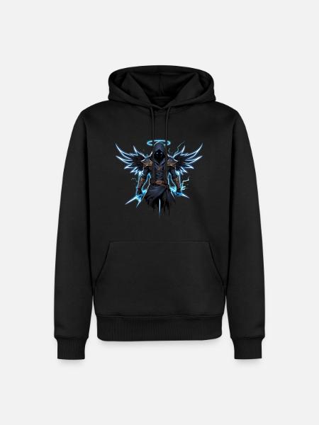 Todesengel - Männer Premium Bio Hoodie - Schwarz