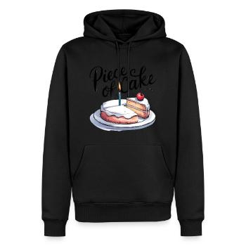 Spielend leicht - Männer Premium Bio Hoodie - Schwarz - Vorne - Nico (187cm)