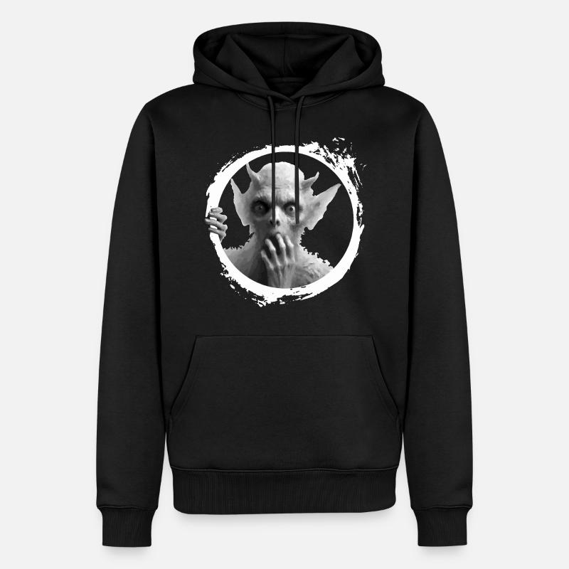 Devil's Fear - Männer Premium Bio Hoodie - Schwarz