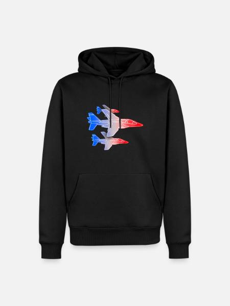 Patrouille de France - Men’s Premium Organic Hoodie - black