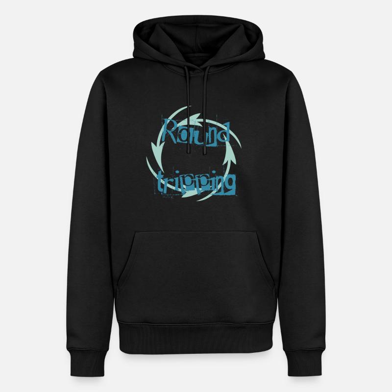 Endless Loop Vibes - Men’s Premium Organic Hoodie - black
