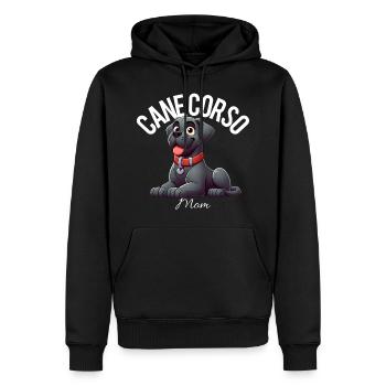 Cane Corso Mom - Men’s Premium Organic Hoodie - black - Front - Nico (187cm)