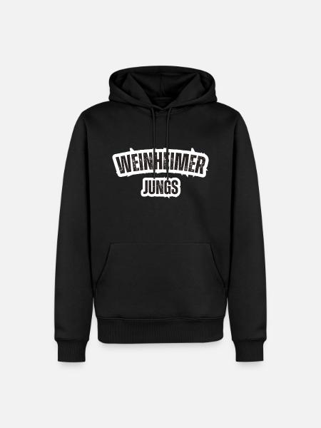 Weinheim Boys - Men’s Premium Organic Hoodie - black