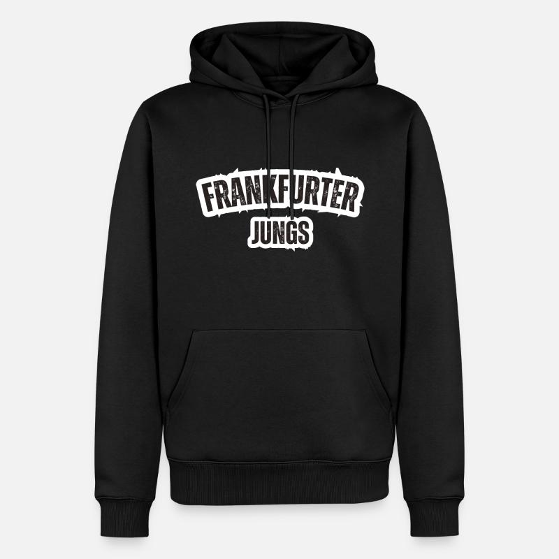 Garçons de Francfort - Sweat à capuche Premium bio Homme - noir
