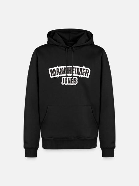 Mannheim Boys - Men’s Premium Organic Hoodie - black