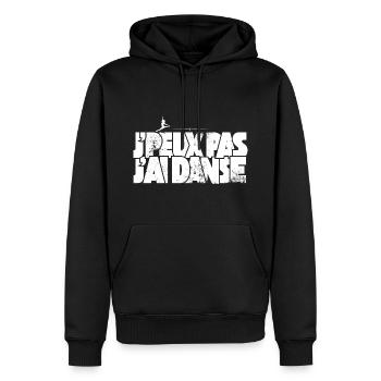 J'peux pas j'ai Danse - Sweat à capuche Premium bio Homme - noir - Devant - Nico (187cm)