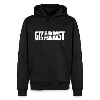 Gitarrist Gitarre Gitarren Spieler - Männer Premium Bio Hoodie - Schwarz - Vorne - Nico (187cm)