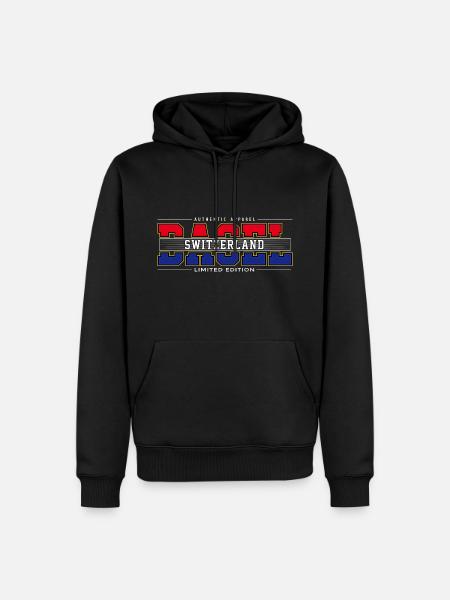 BASEL - Men’s Premium Organic Hoodie - black