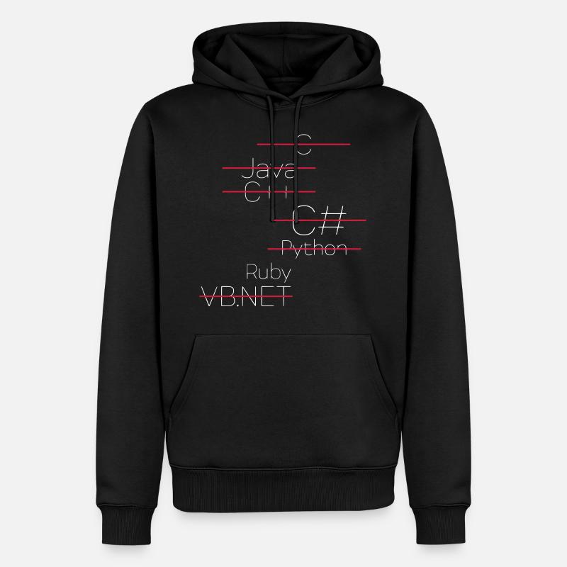 RUBY / RUBY ON RAILS - Sweat à capuche Premium bio Homme - noir