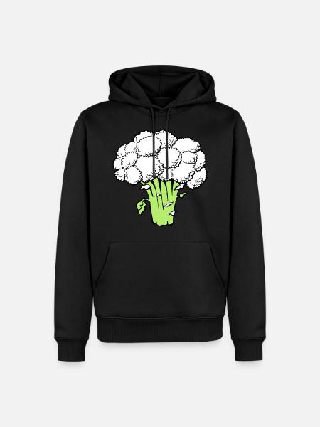 Broccoli - Men’s Premium Organic Hoodie - black