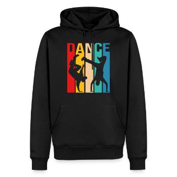 Bboy Breakdancing Breakdance Tanzen Tänzer Breaker - Männer Premium Bio Hoodie - Schwarz - Vorne - Nico (187cm)