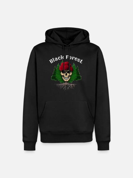 Black forest Tobera Style - Männer Premium Bio Hoodie - Schwarz