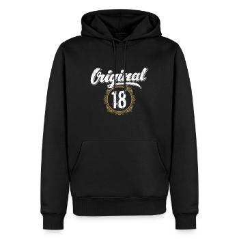 Original 18! 18th birthday - Men’s Premium Organic Hoodie - black - Front - Nico (187cm)