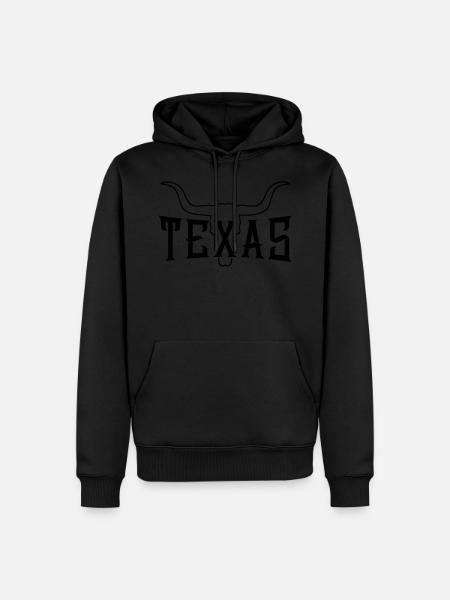 texas bulle skeleton symbol - Men’s Premium Organic Hoodie - 
