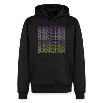 BANGTAN bangtan | Idée cadeau Kpop K-Pop - Sweat à capuche Premium bio Homme - noir - Devant - Nico (187cm)