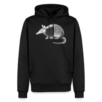tatou - Sweat à capuche Premium bio Homme - noir - Devant - Nico (187cm)