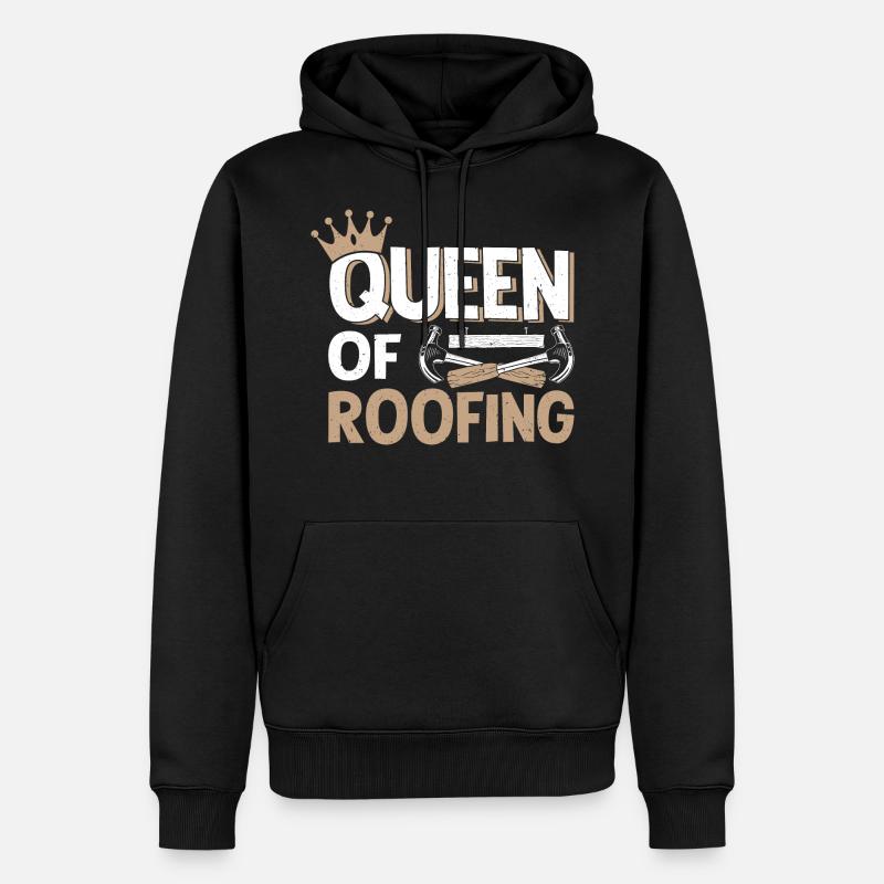 Dachdecker Dachdeckerei Dachklempner Roofer - Männer Premium Bio Hoodie - Schwarz