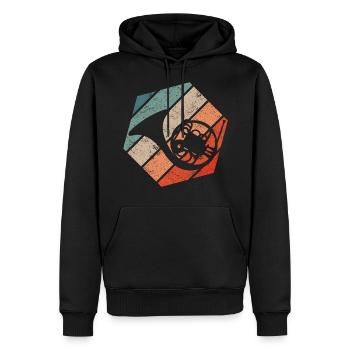 French Horn Hornist - Männer Premium Bio Hoodie - Schwarz - Vorne - Nico (187cm)