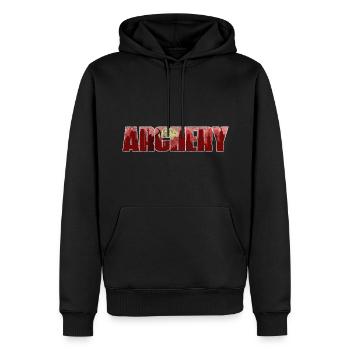 Tir à l’arc Tir à l’arc Tir à l’arc - Sweat à capuche Premium bio Homme - noir - Devant - Nico (187cm)
